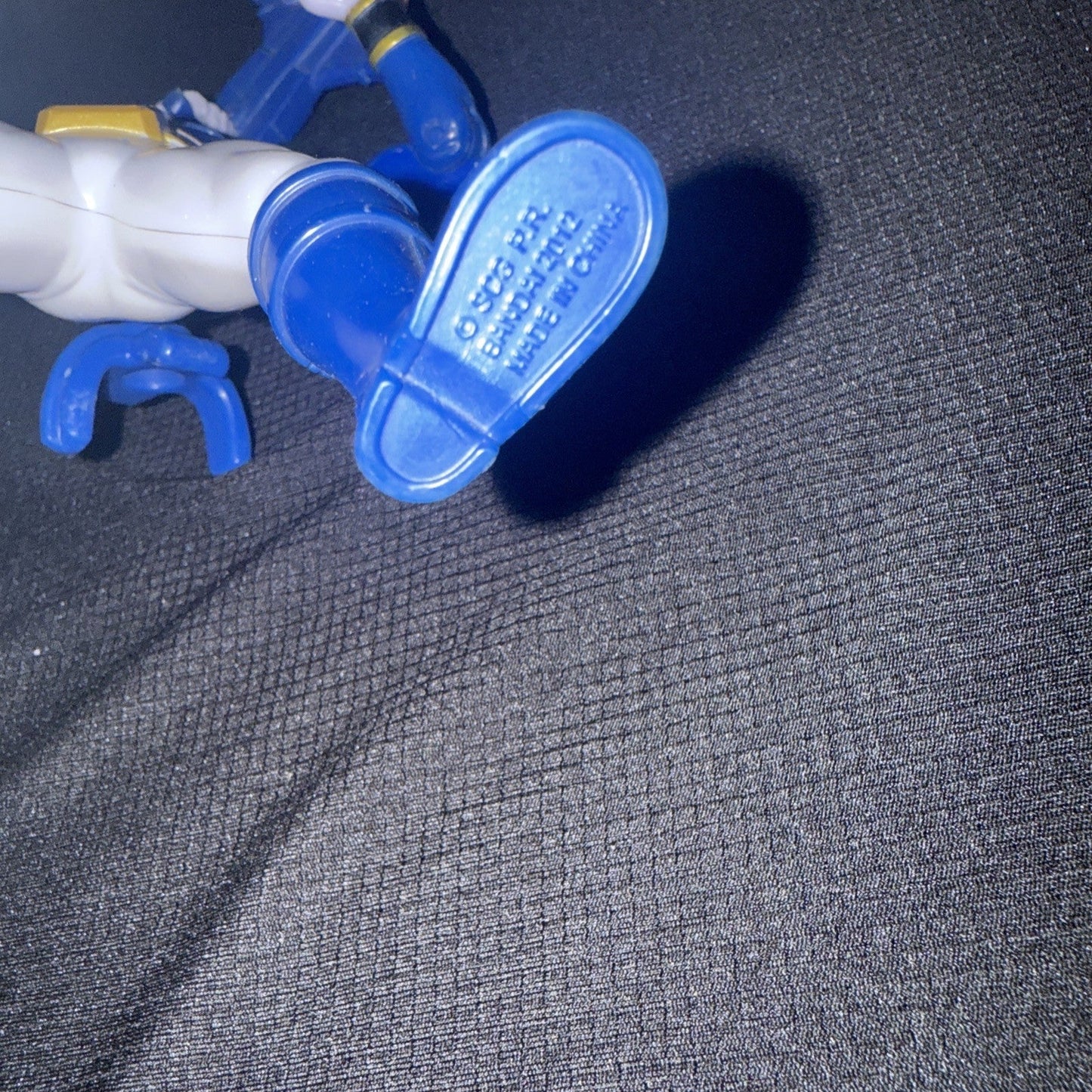 Power Ranger Megaforce Blue Ranger 6in Action Figure Bandai 2012 With A Weapon - toyscardscomics