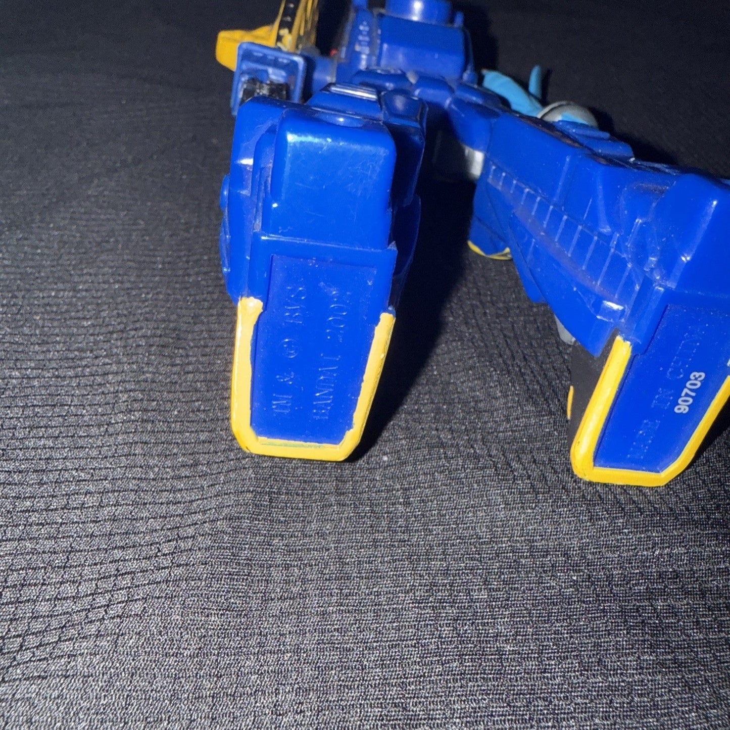 Power Rangers Figurine Ninja Storm Lightning Megazord 5 inch 2002 Bandai - toyscardscomics