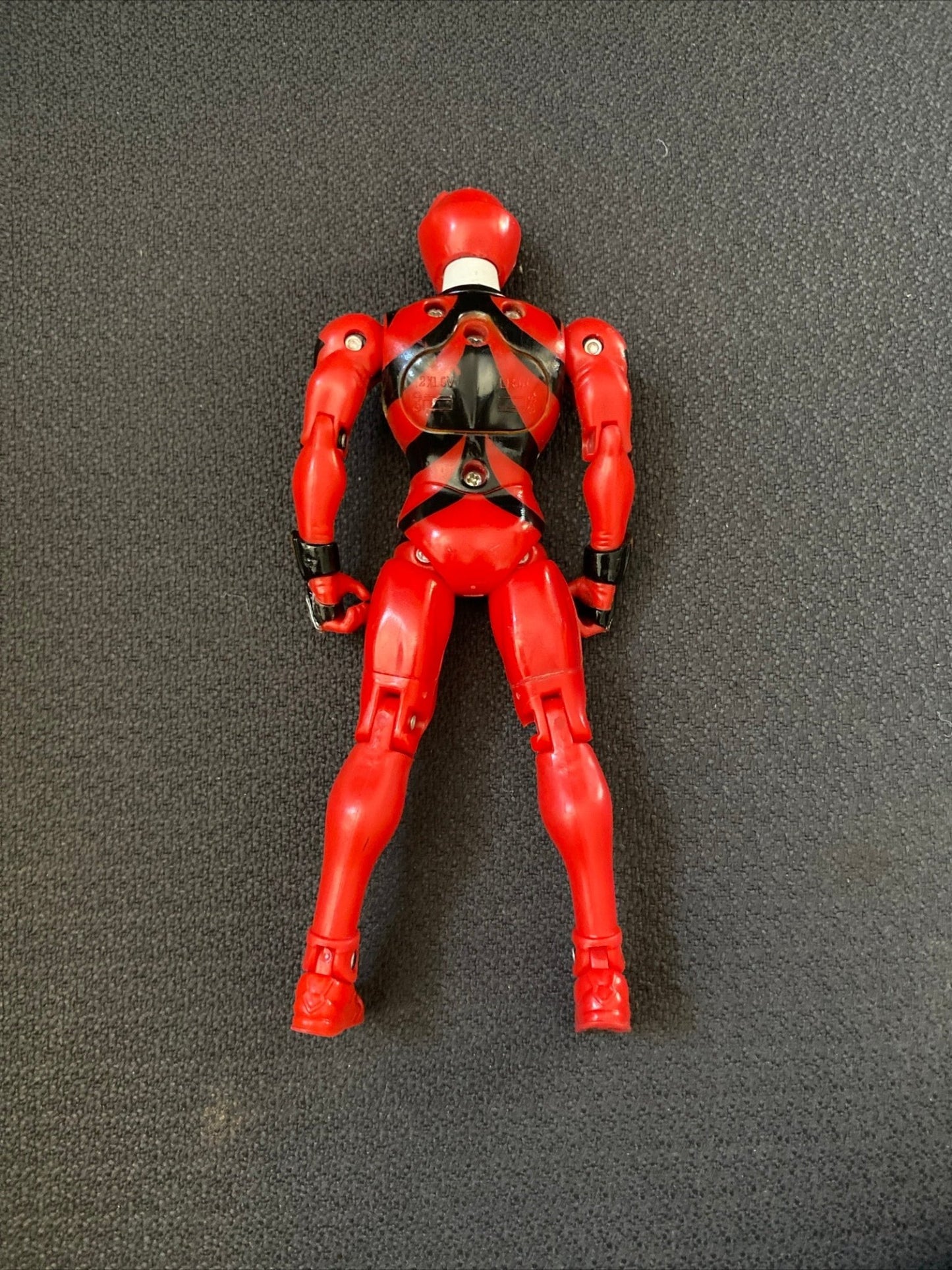 Power Rangers Jungle Red Ranger Action Figure - toyscardscomics