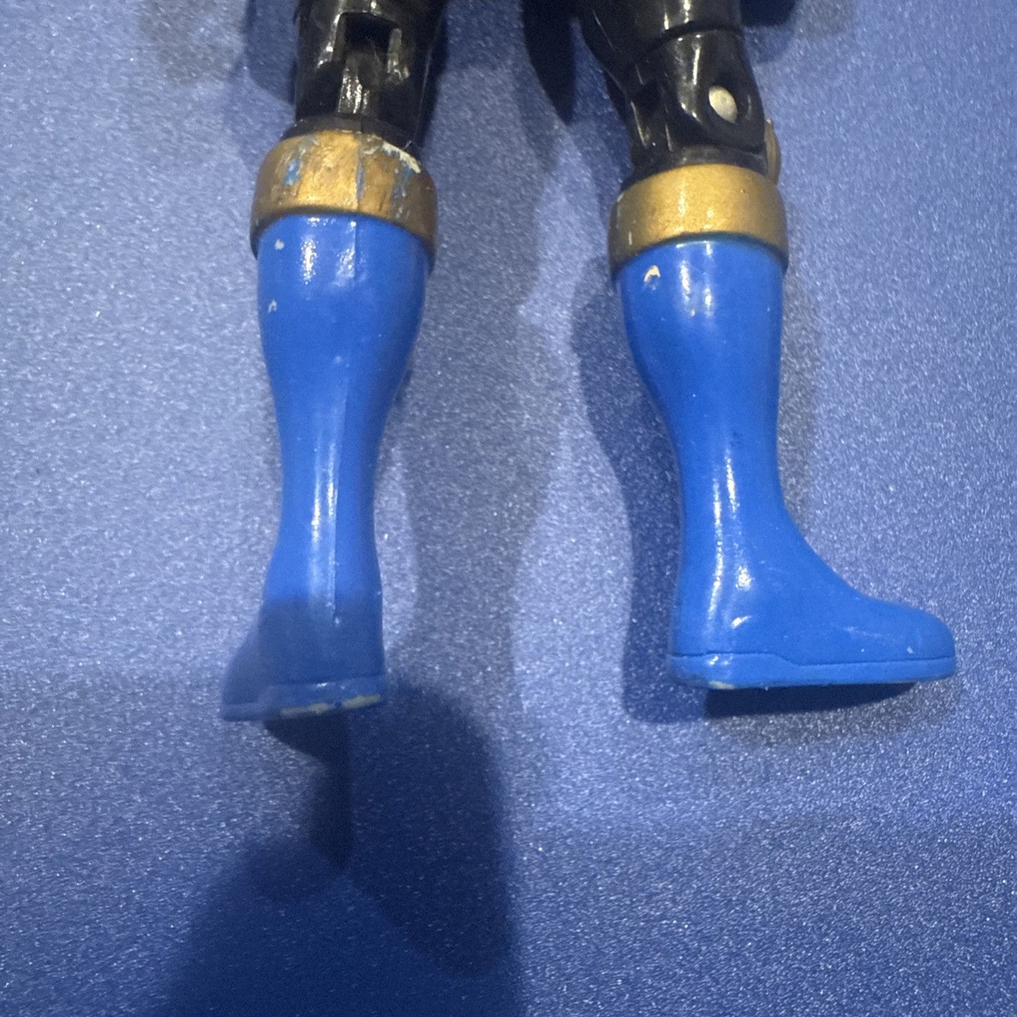 Power Rangers Ninja Storm Ninja Flash Navy Thunder Ranger 2002 Bandai - toyscardscomics