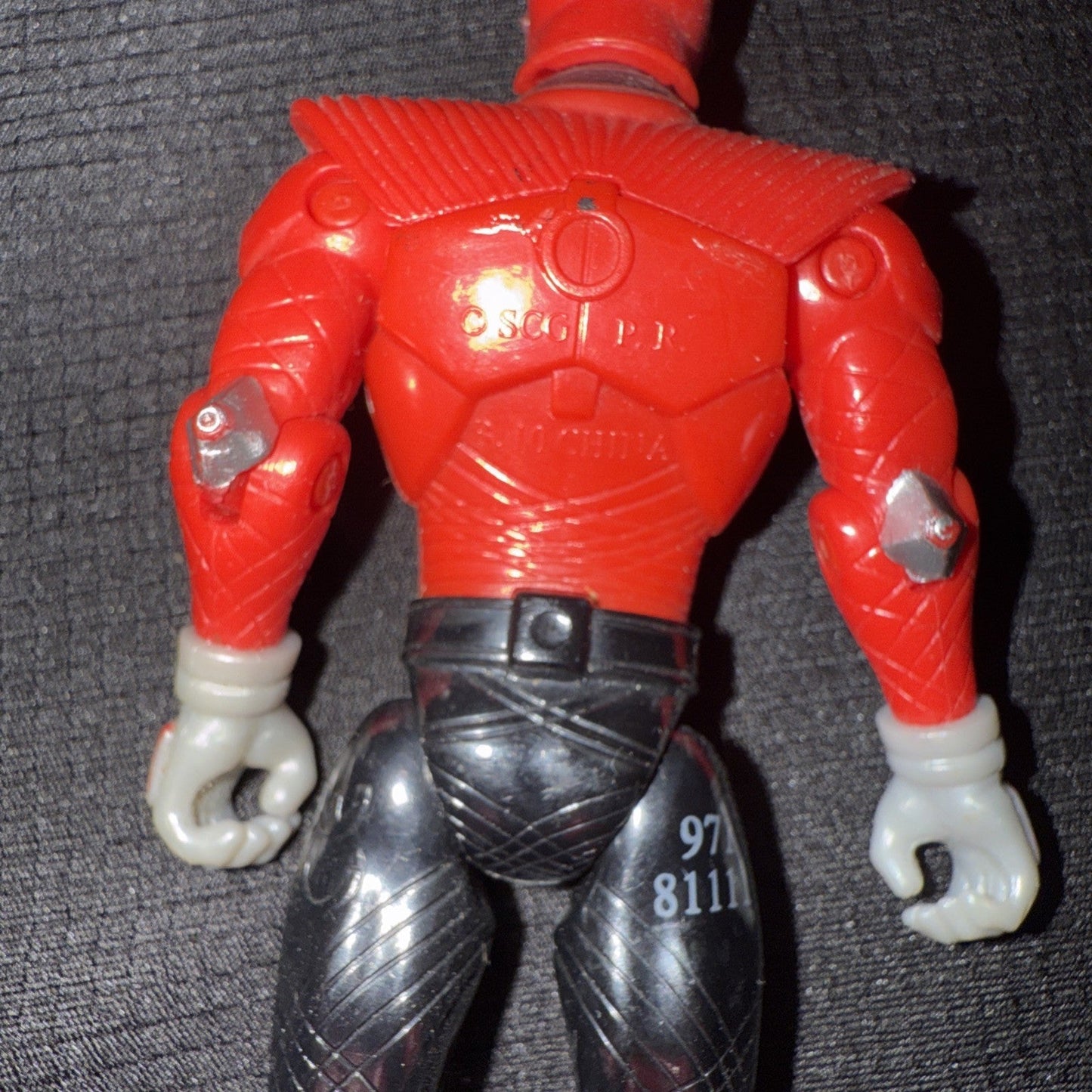 Power Rangers Red Ranger SCG P.R Action Figure 4 1/2" (7862) - toyscardscomics
