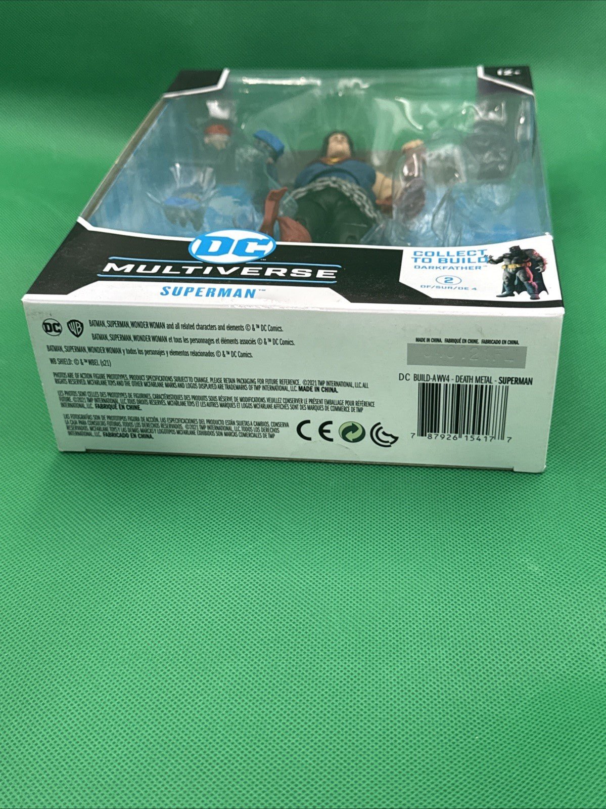 Superman Dark nights death metal C.T.B. McFarlane DC on card - toyscardscomics
