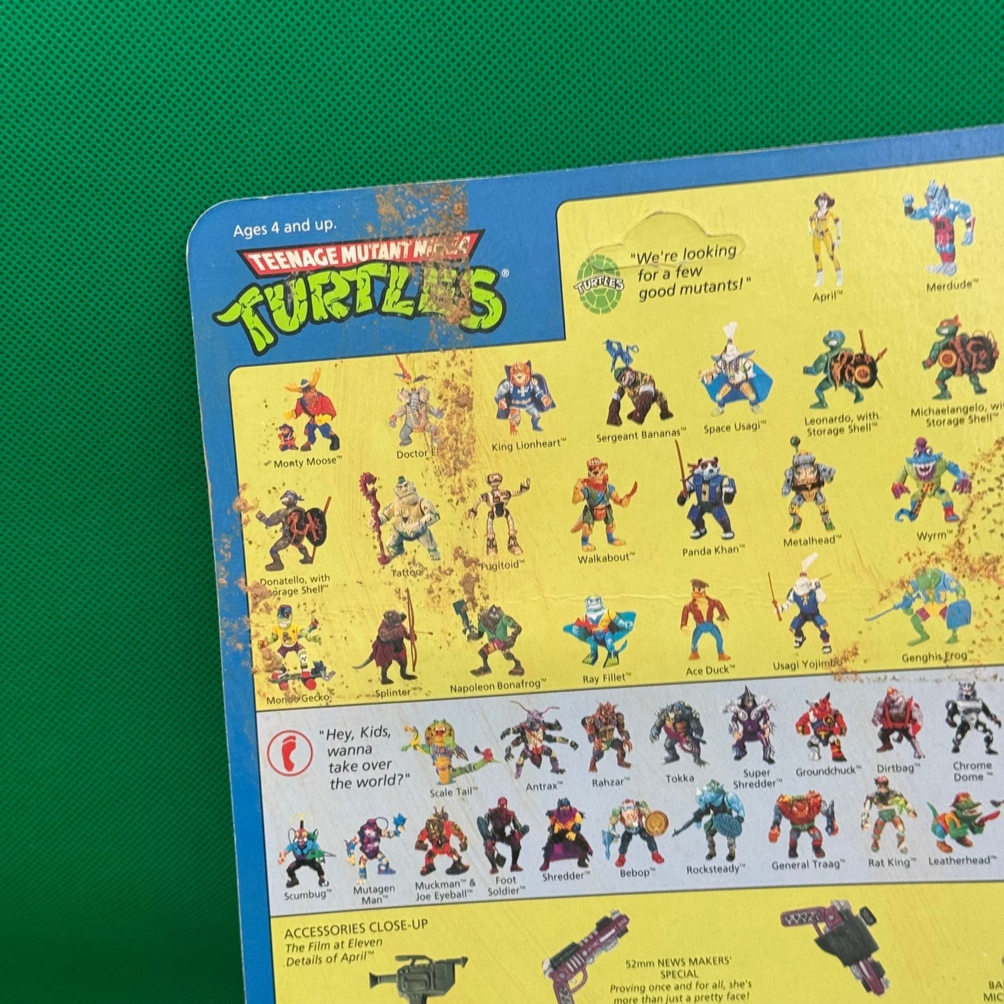 Teenage Mutant Ninja Turtles April 1989 - toyscardscomics