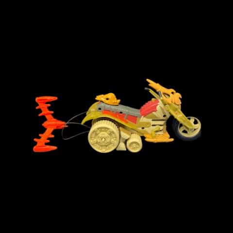 TMNT Donatello's Paleo Patrol Dino Bike Vehicle 2005 Mirage - toyscardscomics