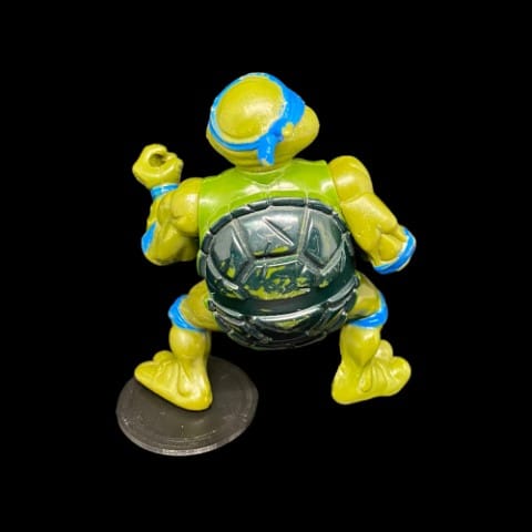 TMNT Leonardo Playmates Mirage Studios Ninja Turtles 1988 VTG Action Figure Hard - toyscardscomics