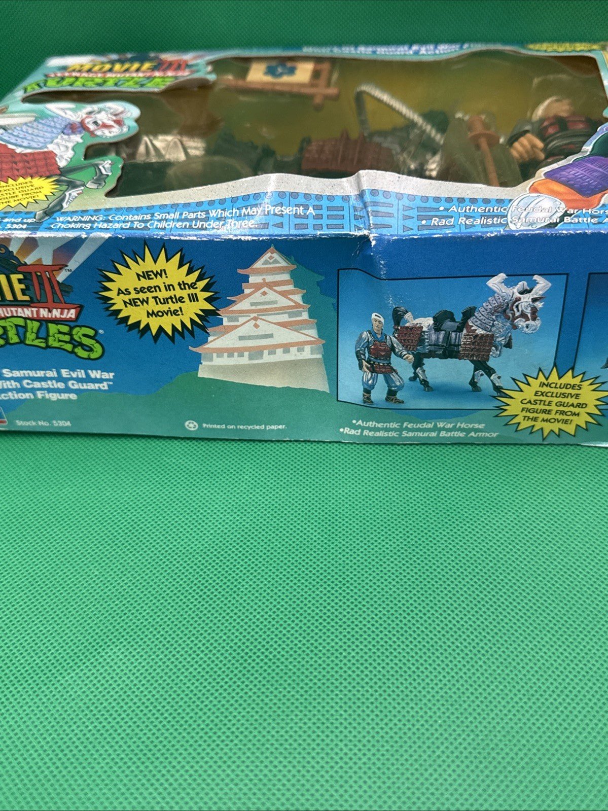 TMNT MOVIE III Samurai Evil War Horse w/ Castle Guard SEALED PLAYMATES 5304 - toyscardscomics