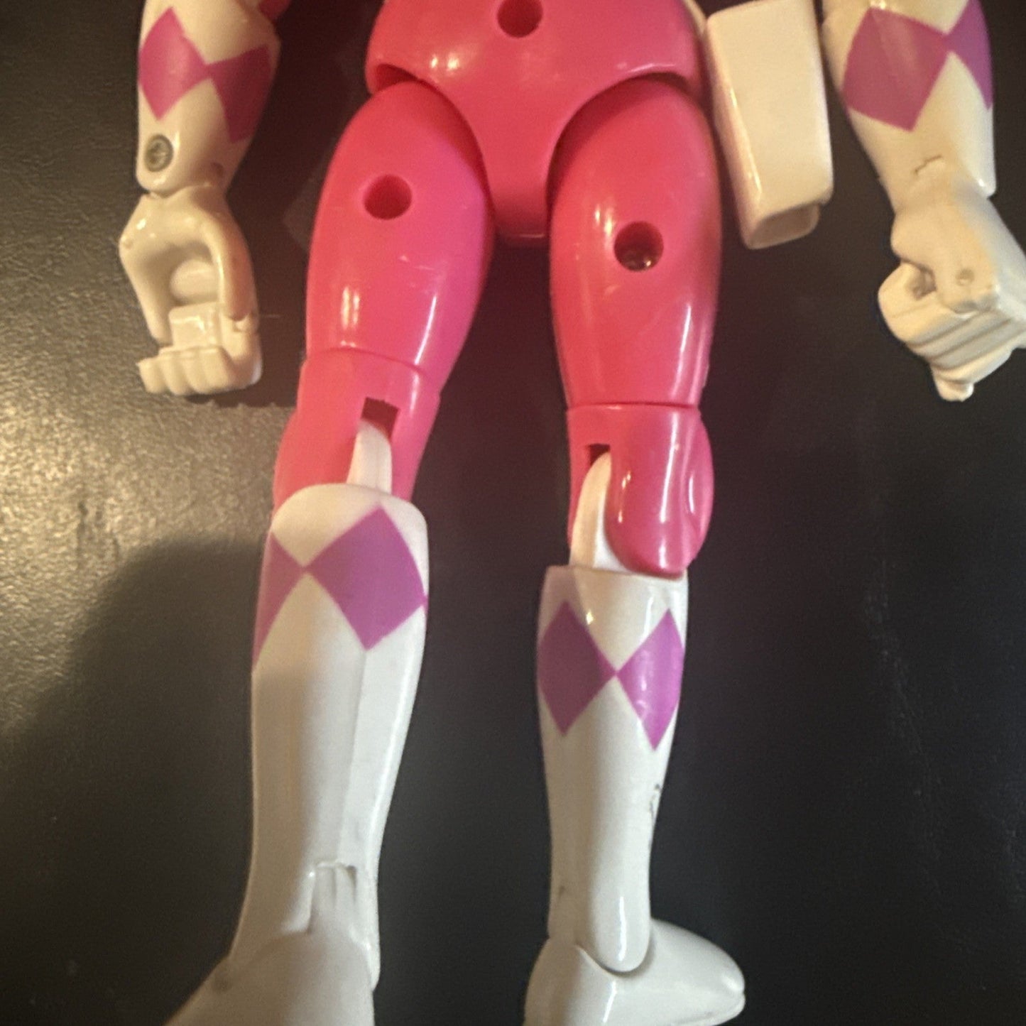 Vintage 1994 Bandai Power Rangers Karate Kick Pink Ranger 8" Action Figure Kim - toyscardscomics