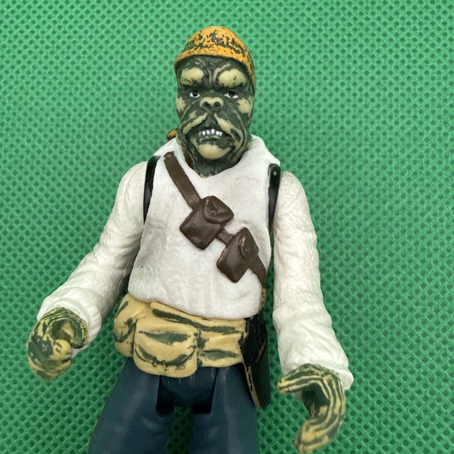 Vintage 1999 Hasbro Star Wars Jabba's Skiff Guard Barada Action Figure - toyscardscomics