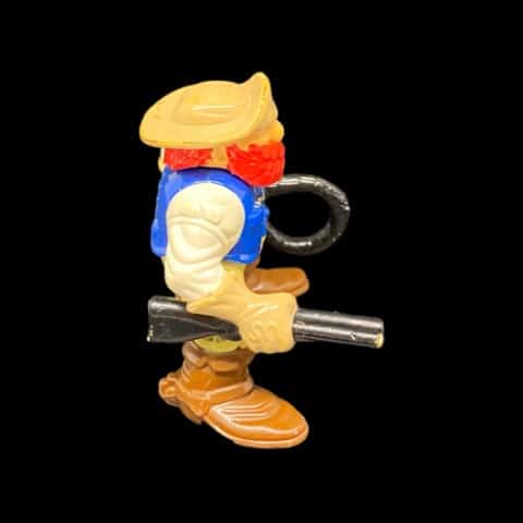Vintage Fisher Price Wild West Cowboy Figure Bandit whip Western - toyscardscomics