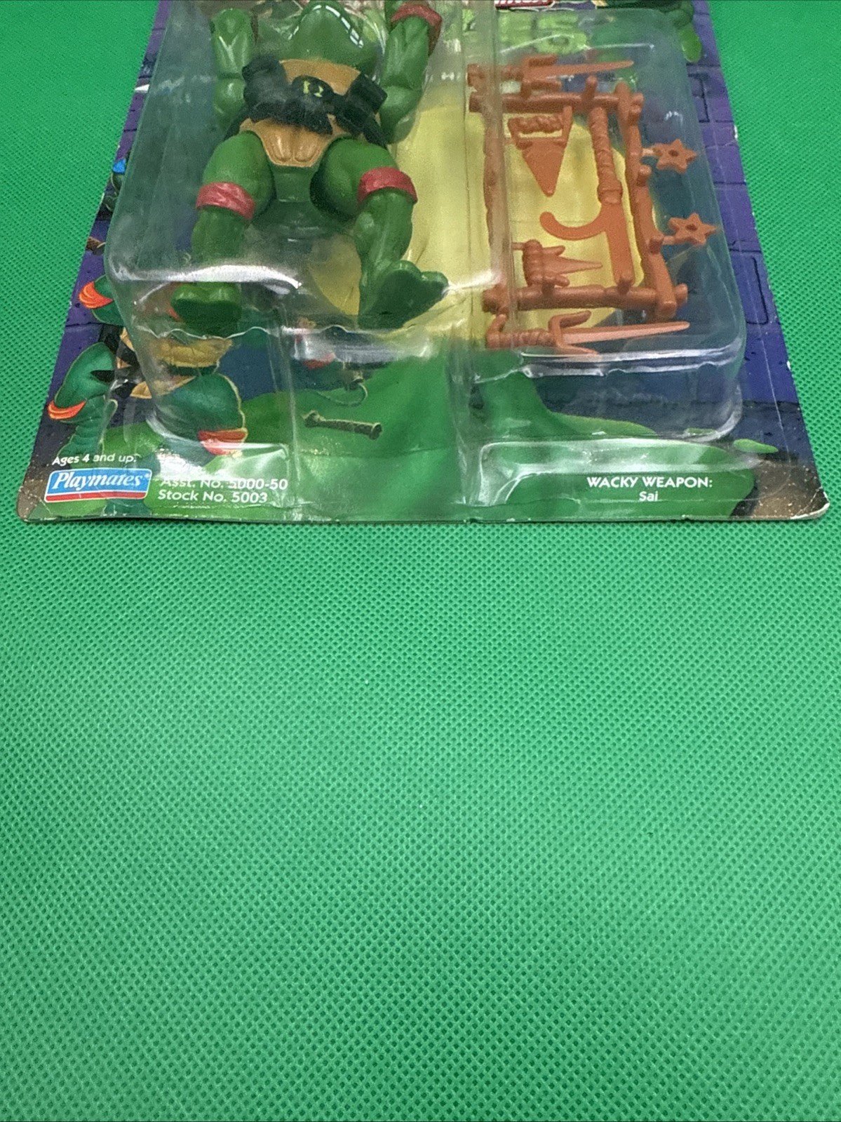 VINTAGE NIB 1998 TEENAGE MUTANT NINJA TURTLES TMNT RAPHAEL RAPH SEALED - toyscardscomics