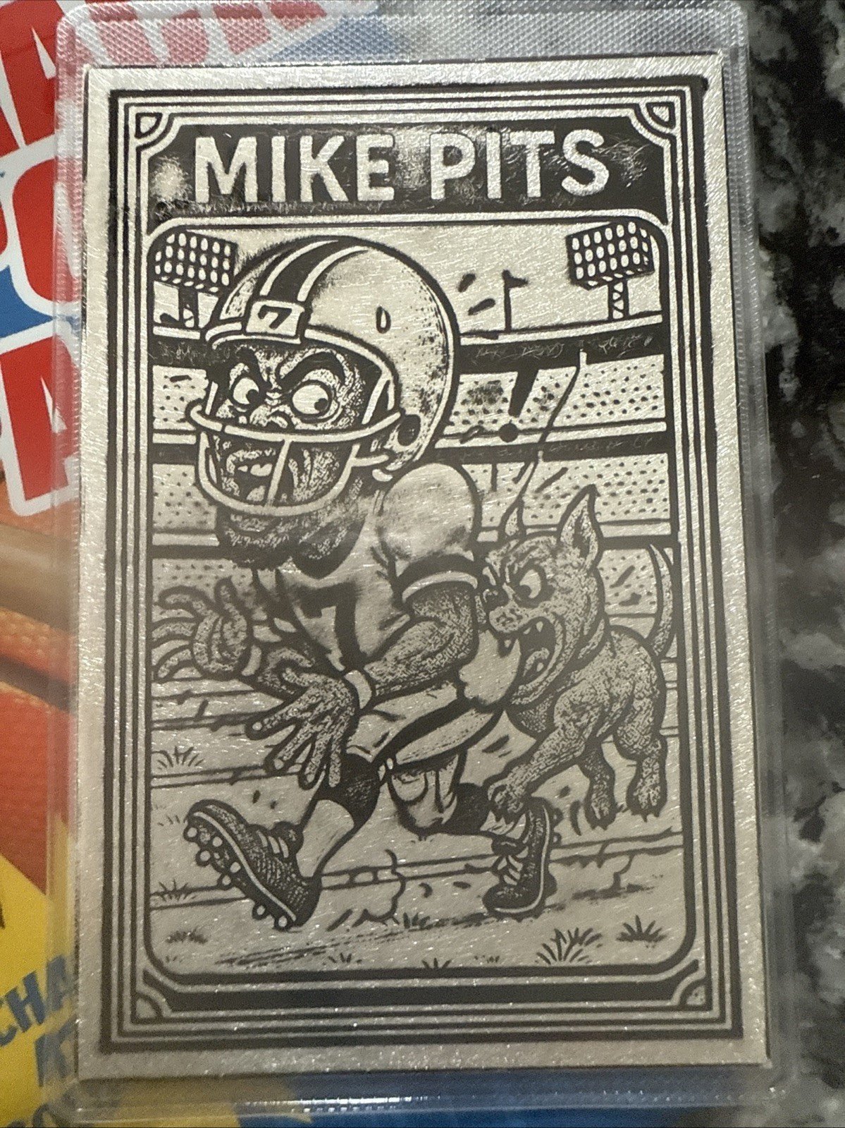 Whacky Sports Packs Series 1 - 1 oz Silver - "Mike Pitts" - .999 Silver Bar - toyscardscomics