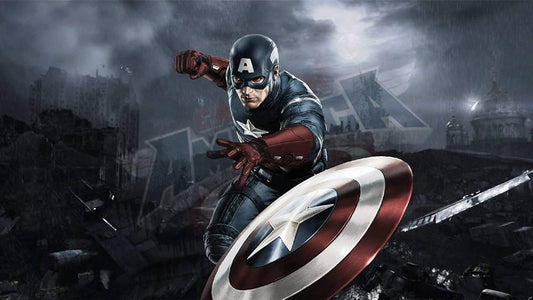 Captain America: The Shield-Bearing Symbol of Hope and Honor - toyscardscomics