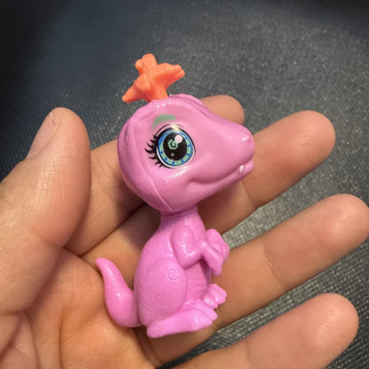 Cave Club Emberly Pink Dinosaur Prehistoric Pet Figure Replacement 2" Tall