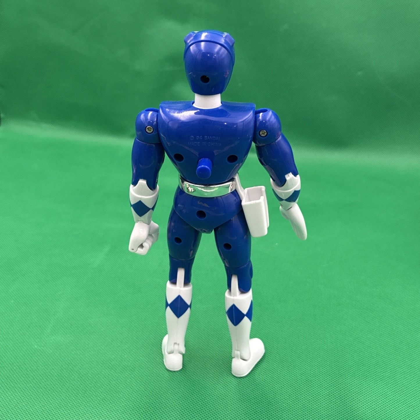 VTG 1994 Bandai Mighty Morphin Power Rangers Blue Karate Action Figure 8"