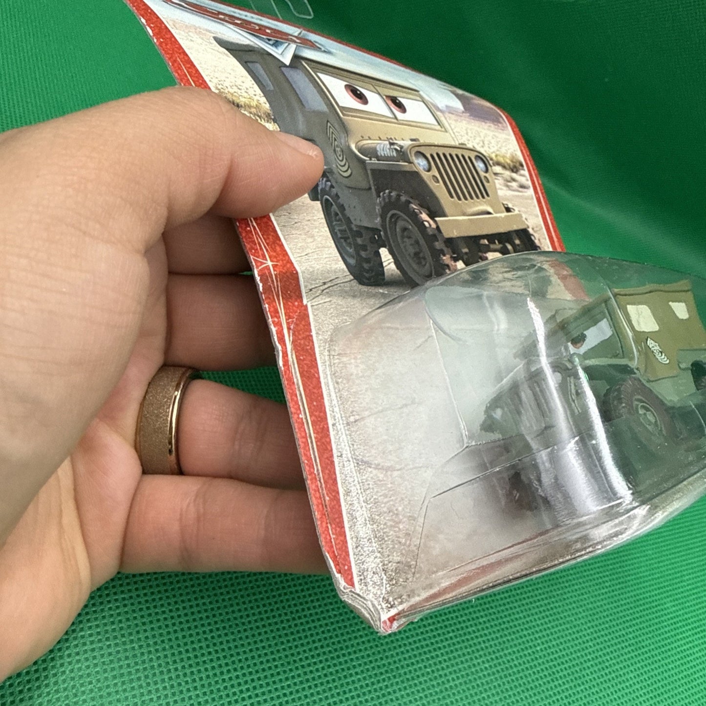 2005 Disney Pixar Cars Sarge Desert Card H6414