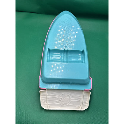 Barbie Pink Speedboat Toy Vehicle with Teal Hull and Swim Platform