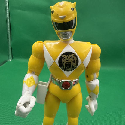 Vintage Bandai Mighty Morphin Power Rangers Yellow Ranger 8” Figure 1993 Loose