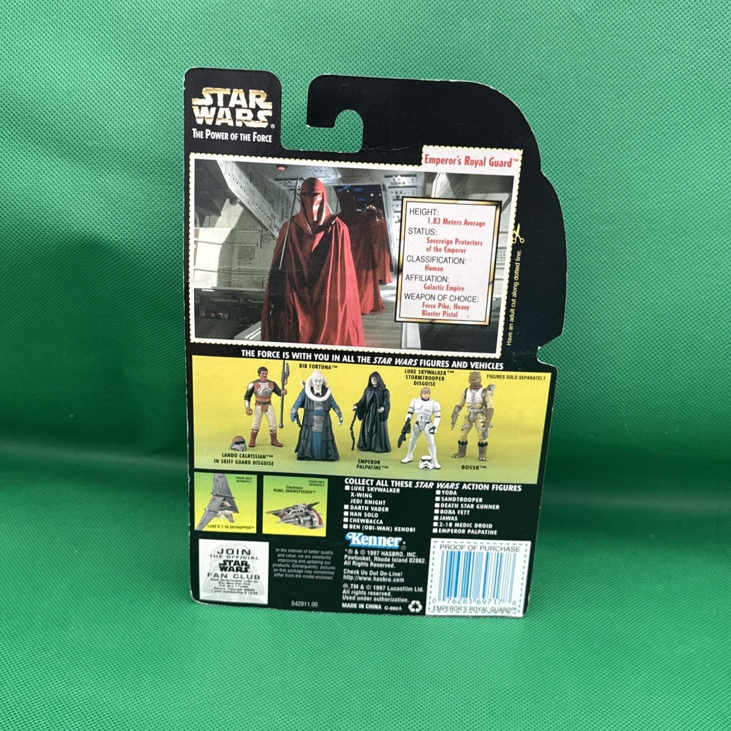 Hasbro Star Wars The Power Of The Force Emperor's Royal Guard With Force Pike 4+