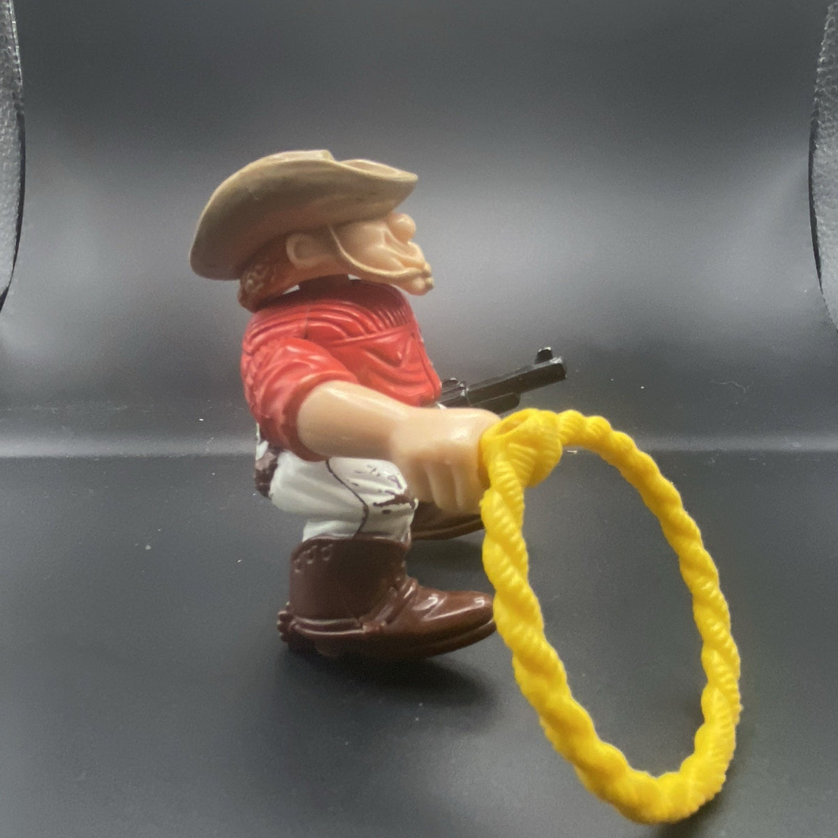 Vintage 1996 Fisher Price Great Adventure Cowboy With Working Lasso & Rifle