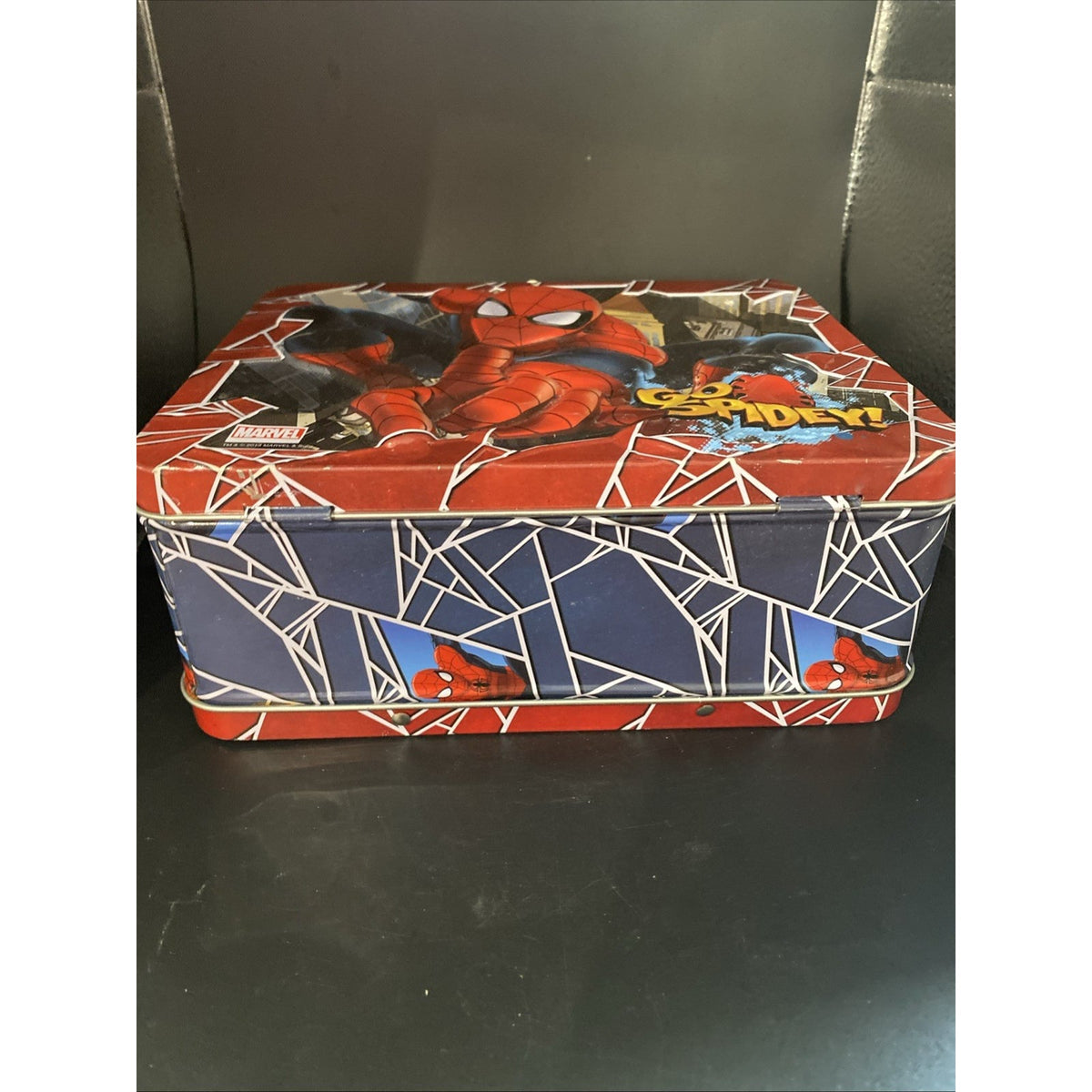 Spider-man ~3D Edition ~Marvel Comics ~Tin Lunch Box GUC