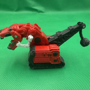 Mattel Dinotrux Ty Rux Figure Red Black T Rex Truck Diecast Toy 5" 2015