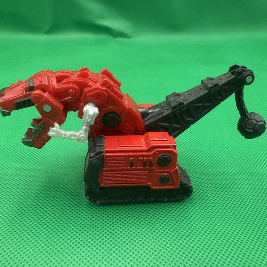 Mattel Dinotrux Ty Rux Figure Red Black T Rex Truck Diecast Toy 5" 2015