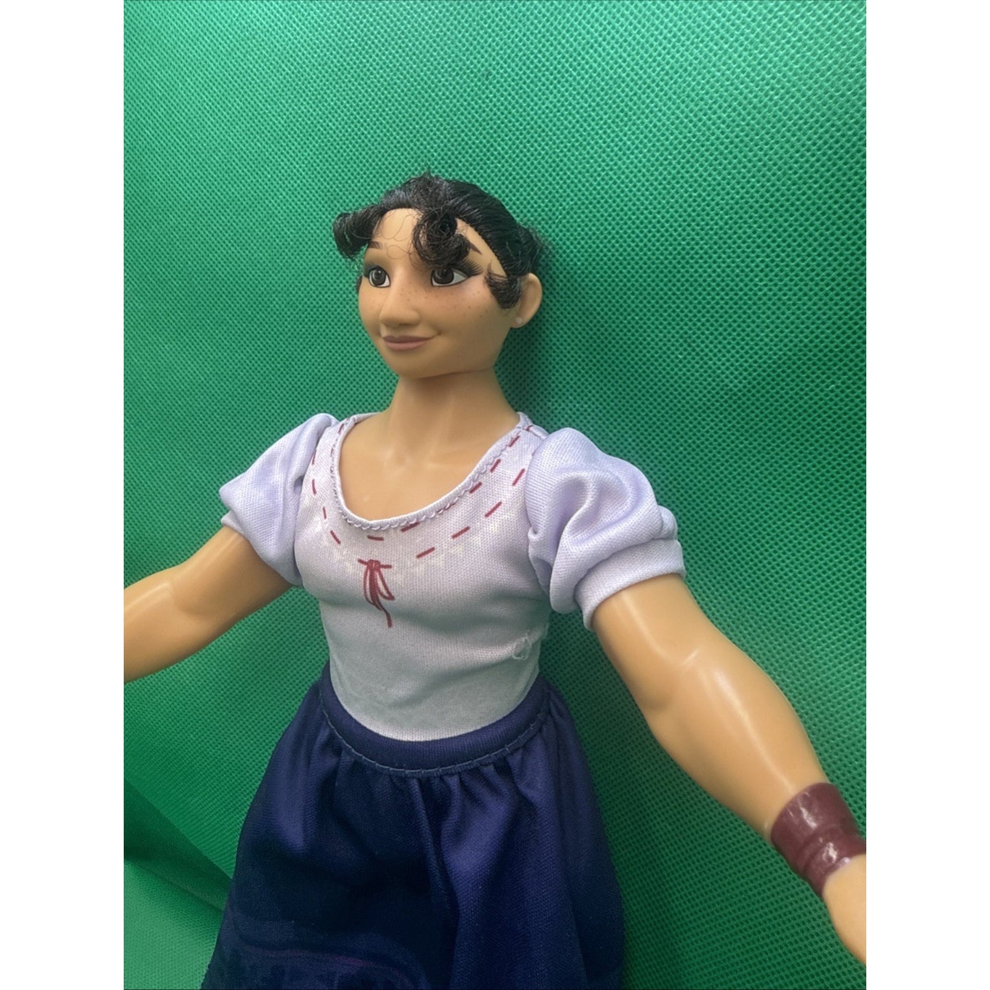 Disney Encanto Luisa Madrigal Strong 12" Fashion Doll Purple Dress No Shoes