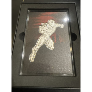 2026 Agoro Marvel Iron Man 1/2 oz 999 Silver Tier 3 Fully Engraved Coin #451/500