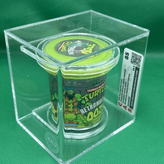 TMNT Retromutagen Ooze Pre-Mutant Turtle Green CAS Graded 85