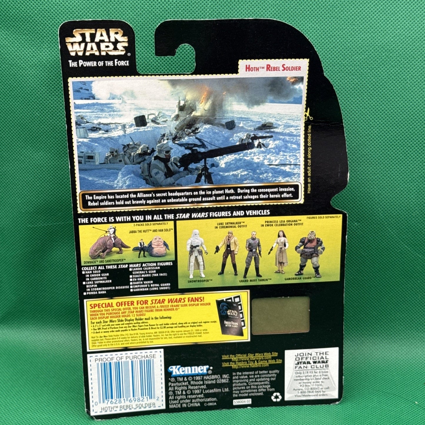 Star Wars Power Of The Force Hoth Rebel Soldier 1997 Action Figure