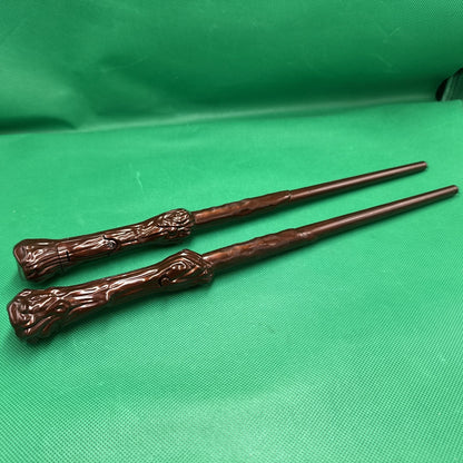 2 X Wizard Magic Wand Plastic Light Up with Sound