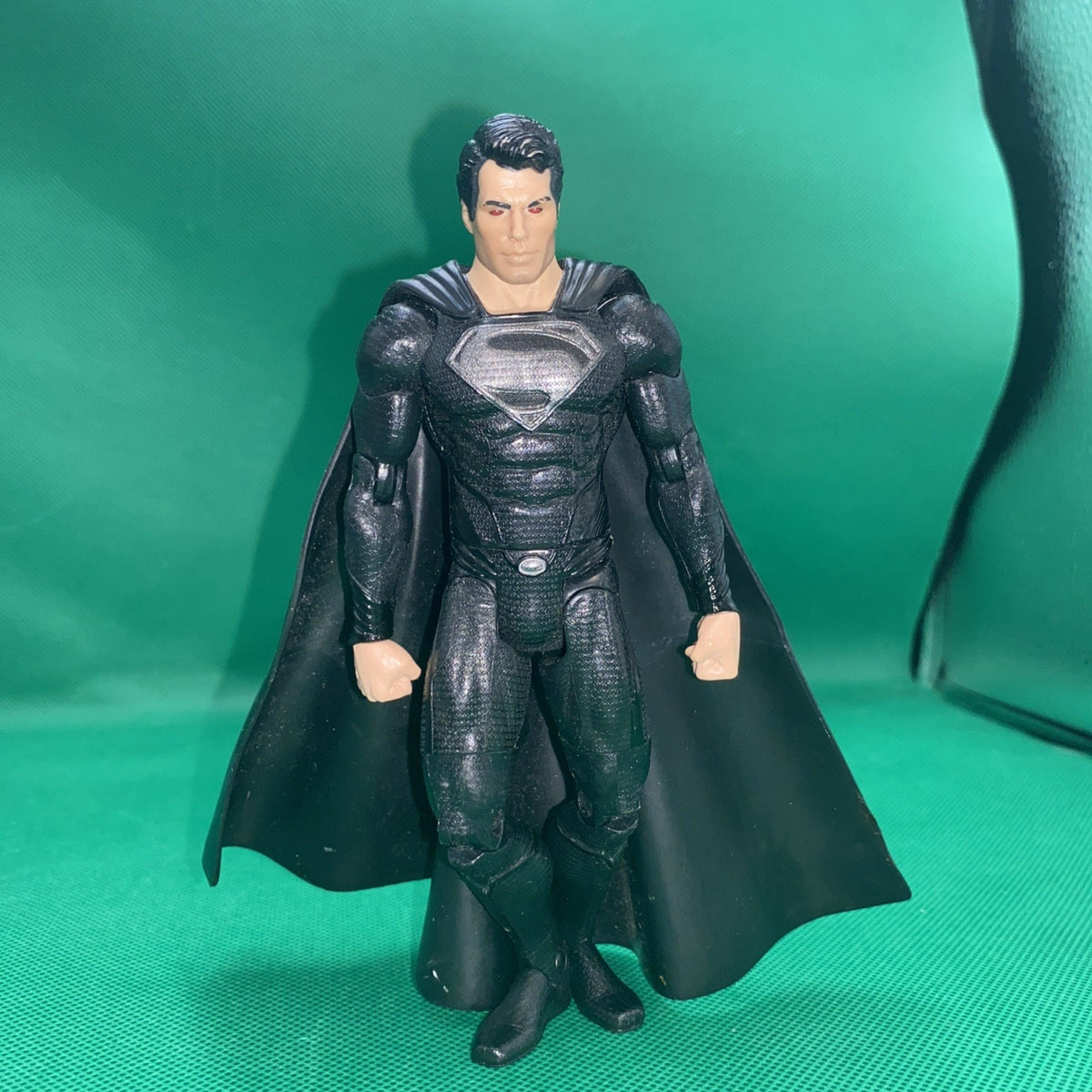 Man of Steel Movie Masters SUPERMAN 6" Black Suit Figure 1/12 JUSTICE LEAGUE