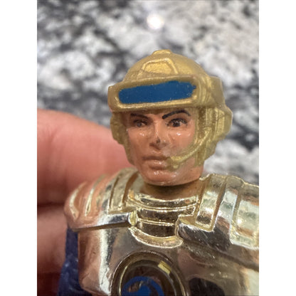 VINTAGE FIGURE CAPTAIN POWERS LEG SOLDIERS OF FUTURE 1986 MATTEL L.E.G.