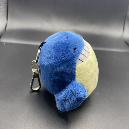 Pokemon Official Plush Doll Series Wailmer 8cm Key chain Ring Soft Bag Charm
