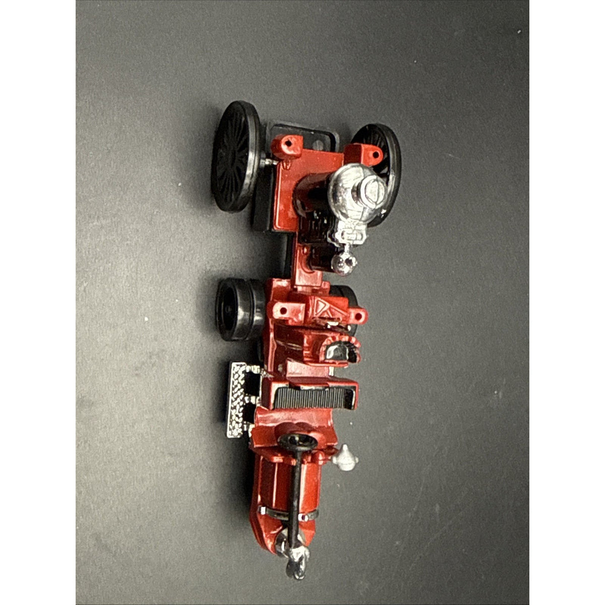 Vintage Red & Black Steam Fire Engine Die-Cast Toy – Antique Style Fire Truck...