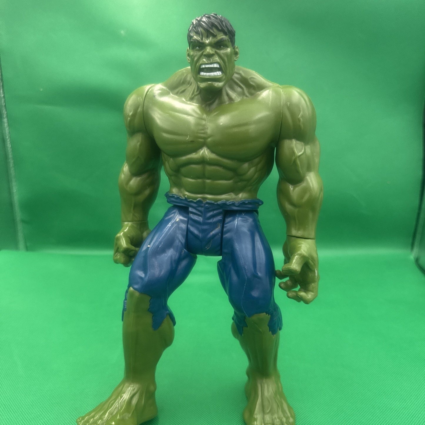 THE HULK ~ Toy ~ Hasbro ~ 2013 ~ Marvel ~ 11.5" ~ Blue Pants Version