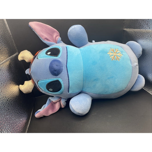 NEW Squishmallows HugMees 10” Inch Disney Christmas Stitch Antlers & Snowflake