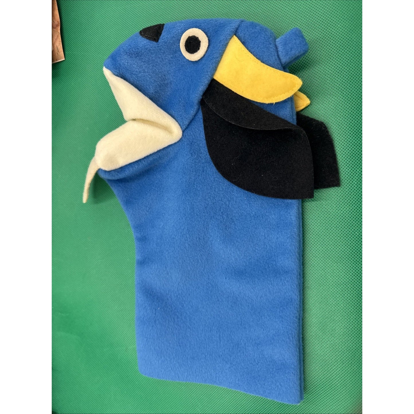 Baby Einstein Vincent Van Goat Hand Puppet Blue Felt - Excellent Condition!