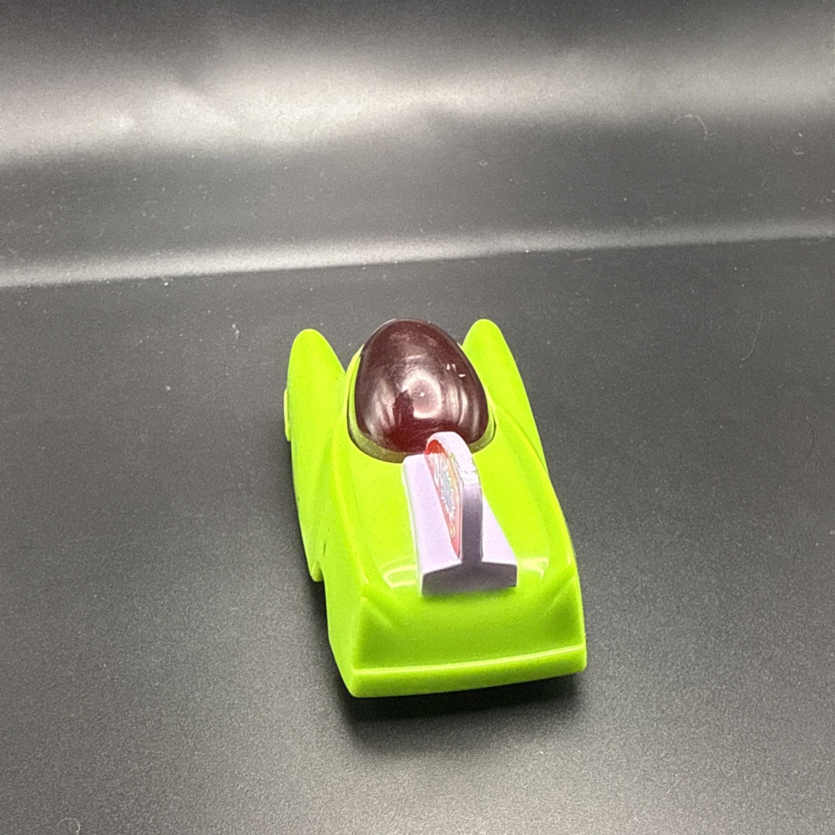 Vintage 2000 Carl's Jr Hardees DC Comics The Joker Mobile Green Toy Car Loose