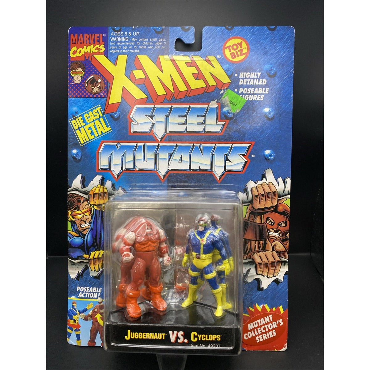 1994 Marvel X-Men Steel Mutants Die Cast Metal Apocalypse vs Archangel 49206