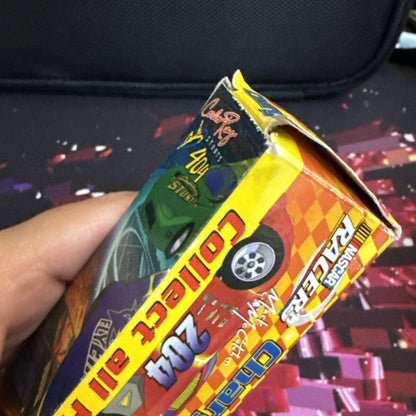 NASCAR Racers Mark McCutchen #204 CHARGER 2001 Wendy’s Toy Car KidsMeal With Box
