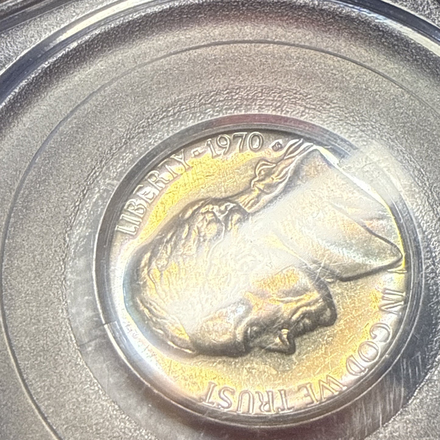 1970 S 5C Jefferson Nickel PCGS PR64 Light Toner