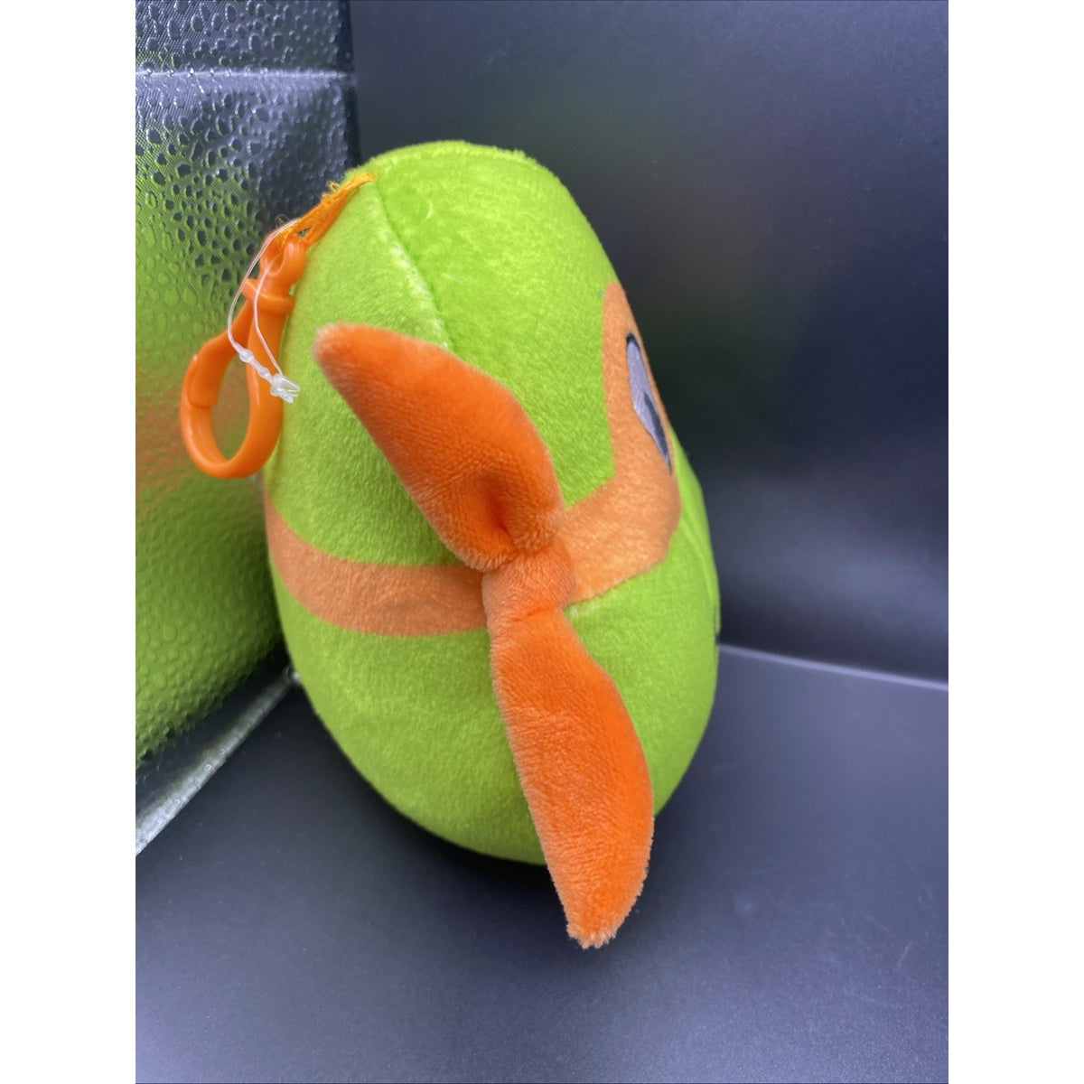 Nickelodeon Teenage Mutant Ninja Turtles Michelangelo Plush With Clip 5.5"