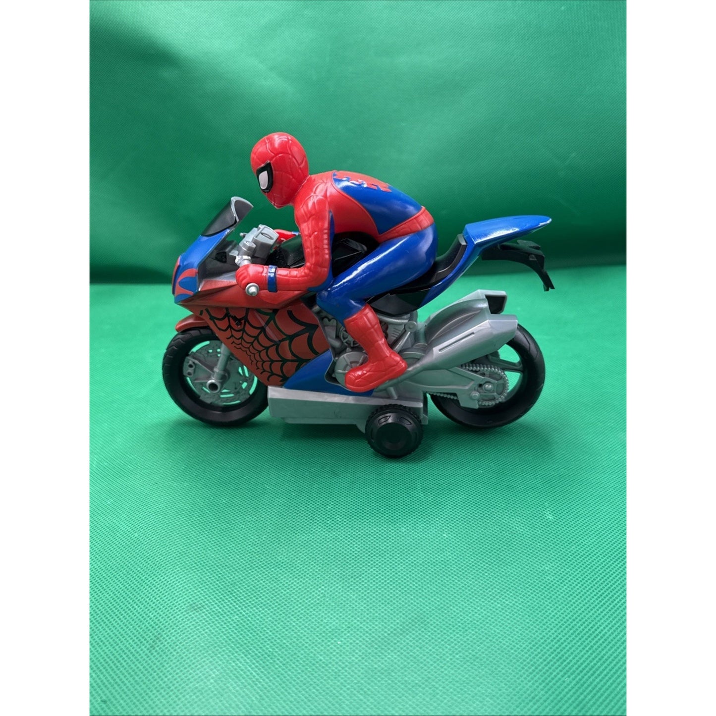 Marvel Spider-Man Motorcycle Toy Red Blue Bike 1616 Holdings ET-0204 2020