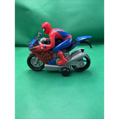 Marvel Spider-Man Motorcycle Toy Red Blue Bike 1616 Holdings ET-0204 2020