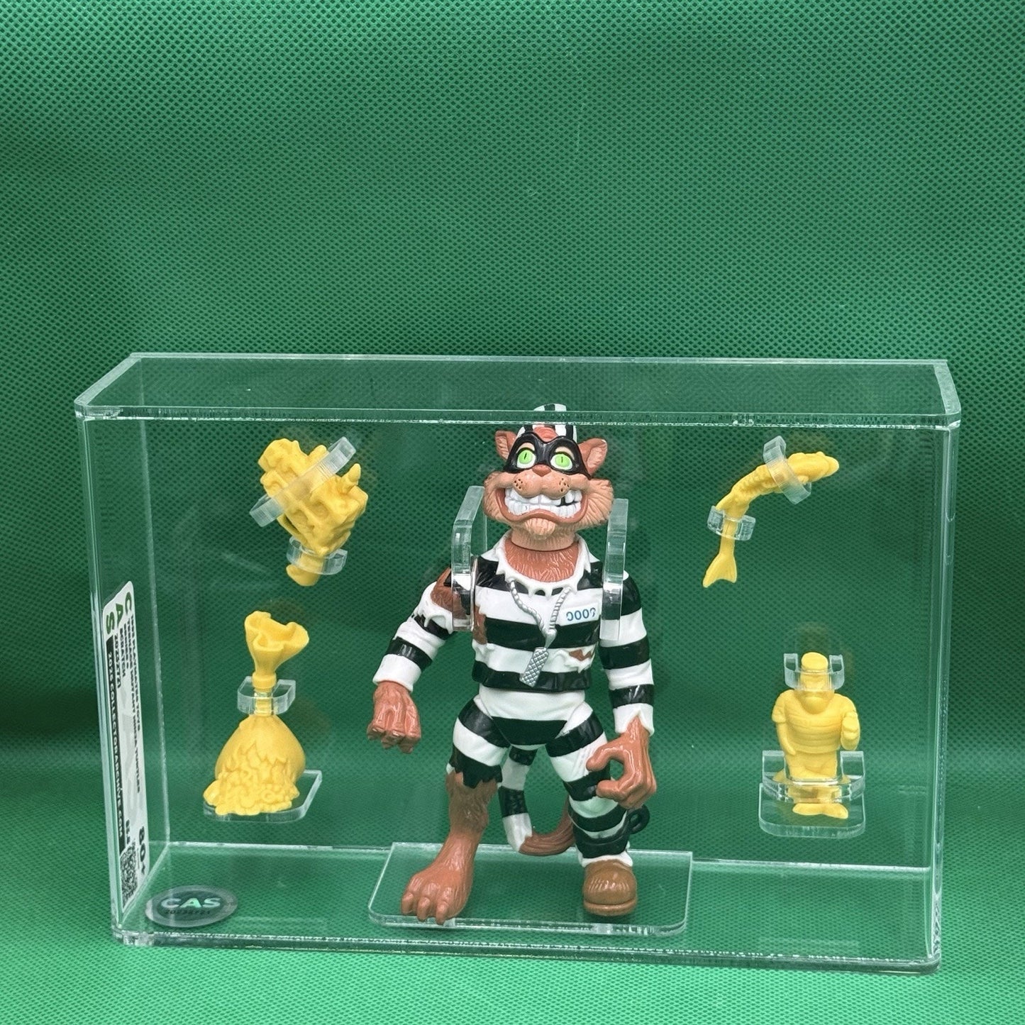 CAS 80+ 83.8 SCRATCH THE CAT 1993 TMNT Teenage Mutant Ninja Turtles Grail