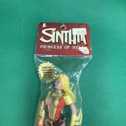 SINTHIA PRINCESS OF HELL FIGURE - LIMITED EDITION - 1998 - SKYBOLT TOYS -open