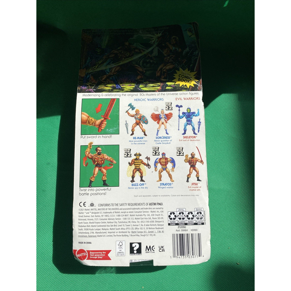 Mattel Masters of the Universe MOTU Origins Jitsu Action Figure READ DESCRIPTIO