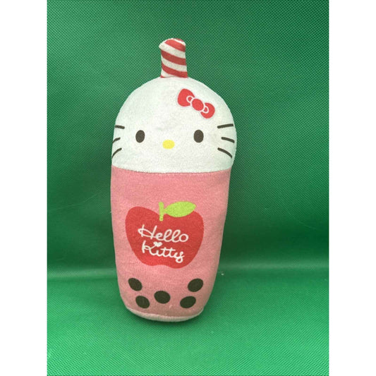 Hello Kitty & Friends 9” Apple Boba Tea Plush 2024 Fiesta Toys Sanrio NT