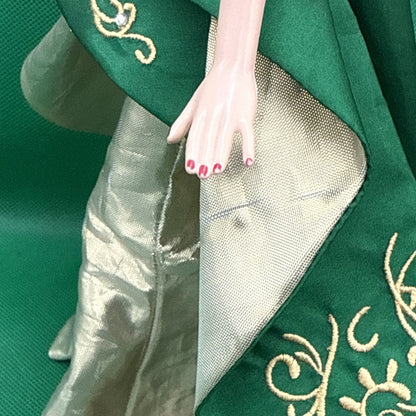 2011 Holiday Barbie Doll Christmas Green Gown Collector Edition Blonde